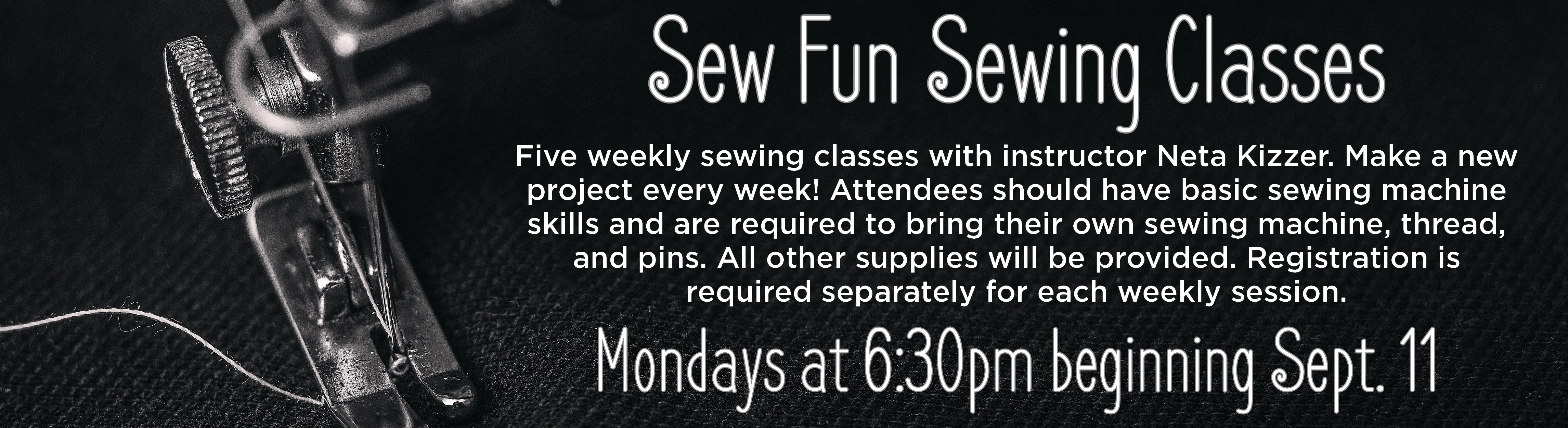Sew Fun Sewing Classes
