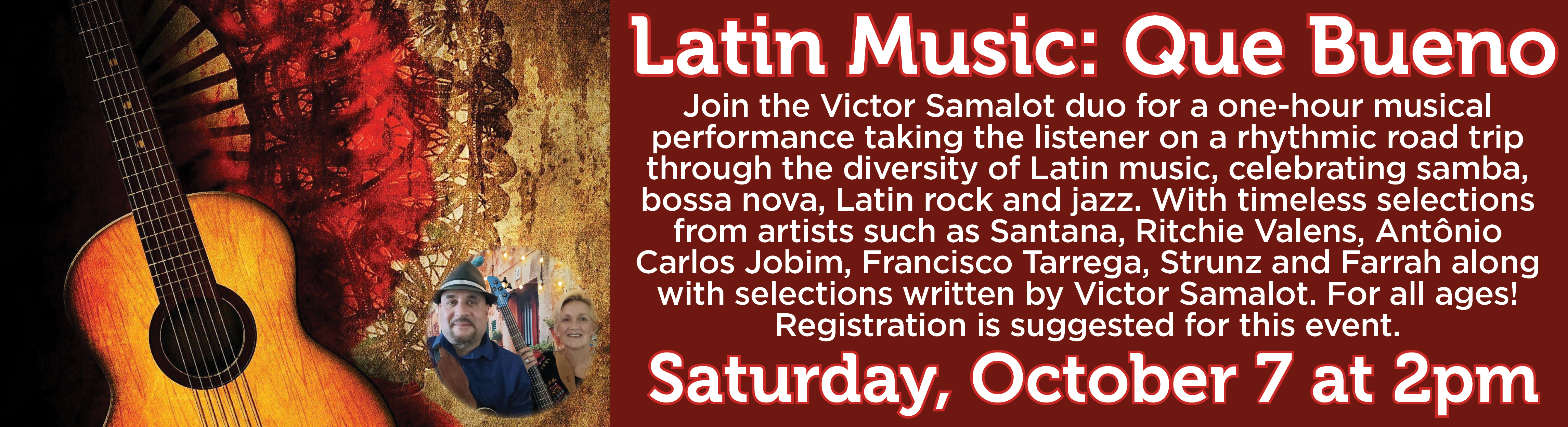 Latin Music: Que Bueno – Hispanic Heritage Month Concert