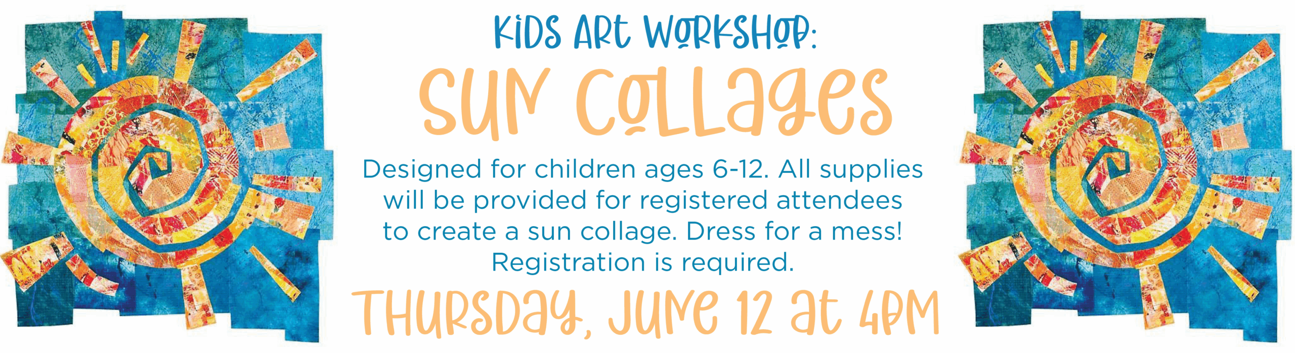 Kids Art Workshop: Sun Collages