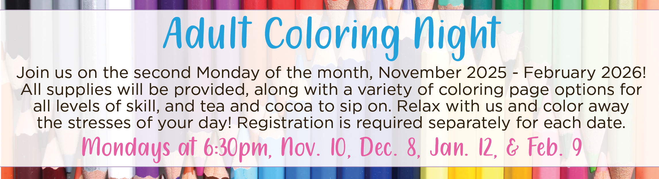 Adult Coloring Night