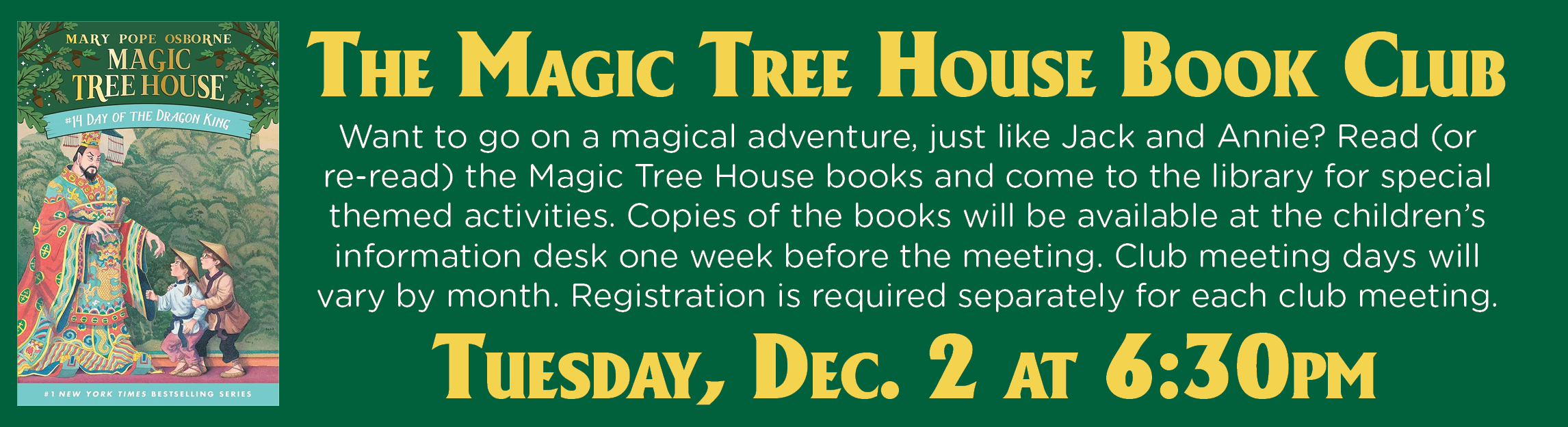 Magic Tree House Book Club: Day of the Dragon King