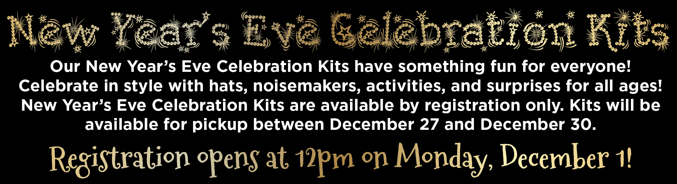 New Year’s Eve Celebration Kits