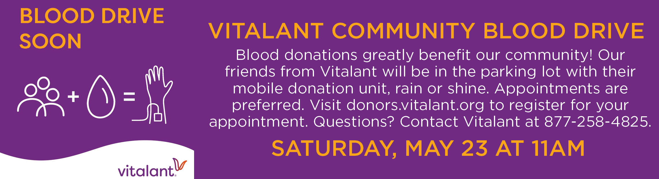 Vitalant Community Blood Drive