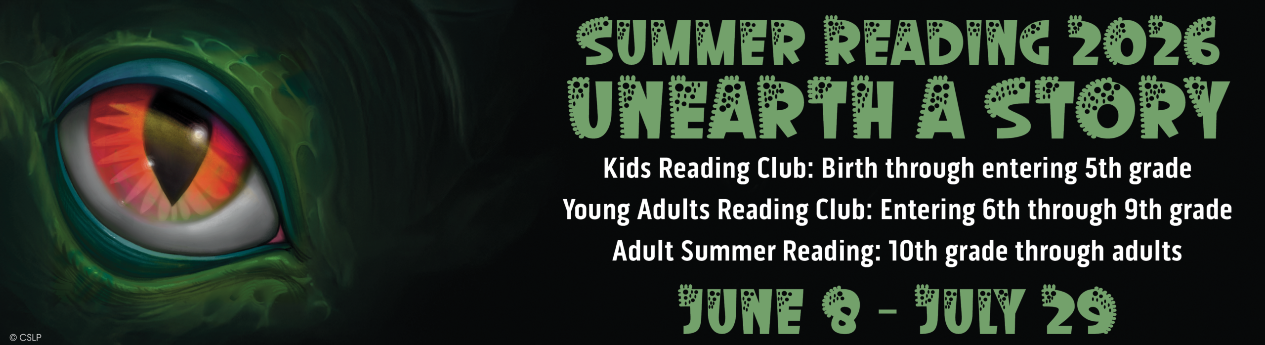 Unearth a Story- Summer Reading 2026