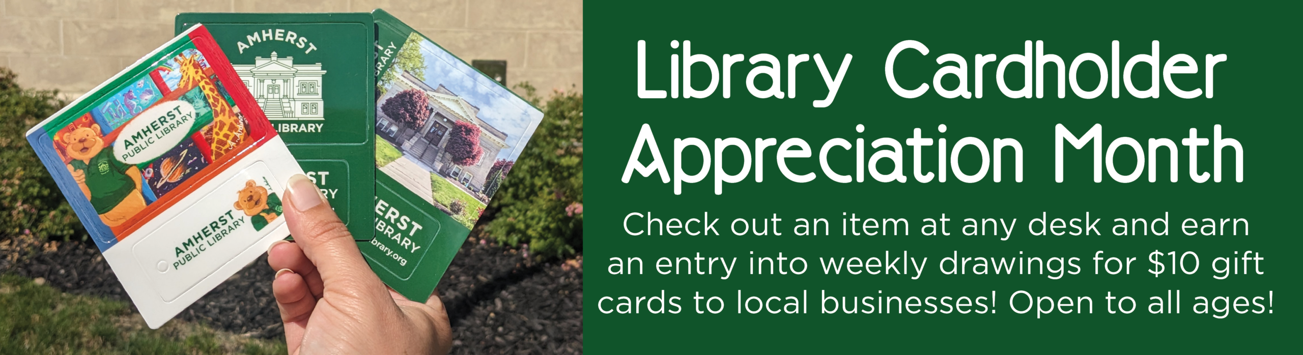 Library Card Signup Month and Cardholder Appreciation Month!