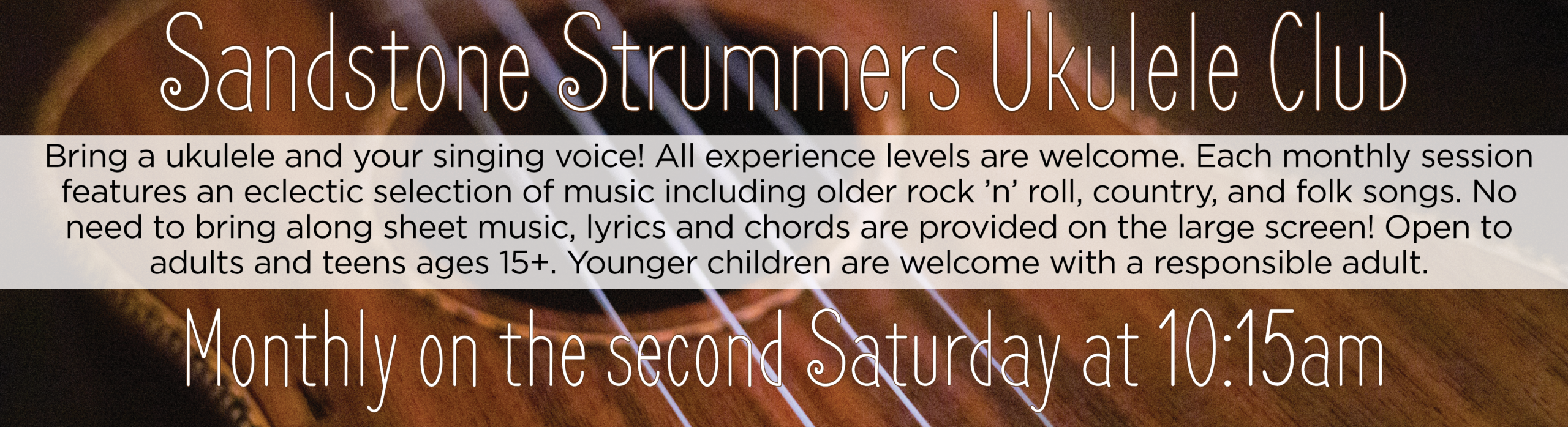 Sandstone Strummers Ukulele Club