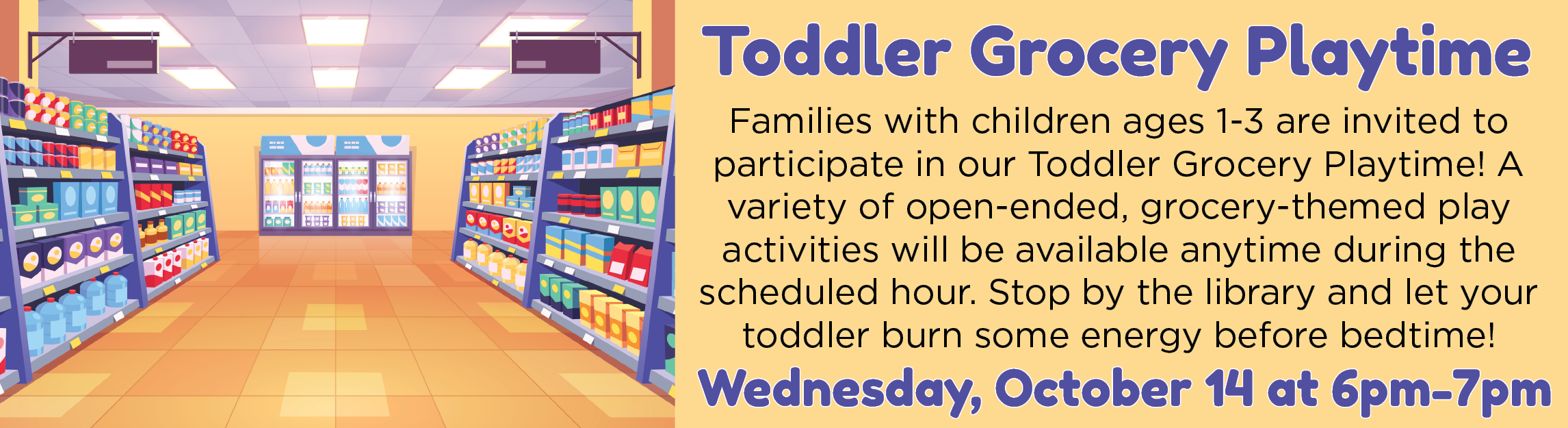 Toddler Grocery Playtime